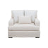 Sillón Oliver Color blanco, dimensiones Frente 123 cm Alto 97 cm Fondo 107 cm