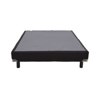Box Spring Air Fashion en Madera de Pino, Lámina de Carbocel y Tela MATRIMONIAL Frente 136 cm Fondo 190 cm