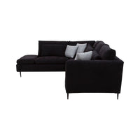 Sala con Chaise Jess - Negra 02