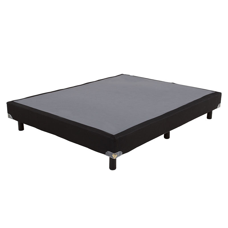Box Spring Air Fashion en Madera de Pino, Lámina de Carbocel y Tela QUEEN TAMAÑO 02