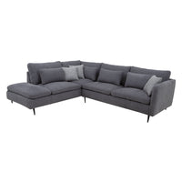 Sofa en "L" 3 plazas - Sala con Chaise Jess