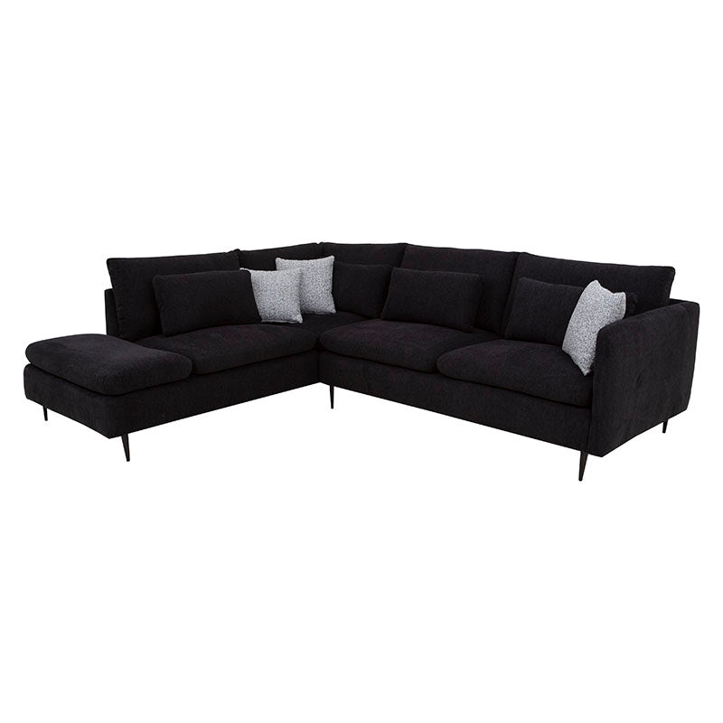 Sala con Chaise Jess - Negra 03