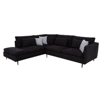 Sala con Chaise Jess - Negra 03