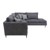 Sofa en "L" 3 plazas - Sala con Chaise Jess