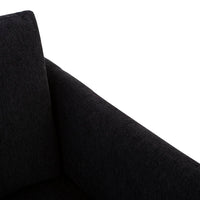 Sala con Chaise Jess - Negra 08