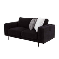 Love Seat Alessandra Color Negro 02