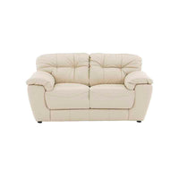 Love Seat Carter Color Marfil en Piel - Leather Touch Frente 170 cm Alto 90 cm Fondo 90 cm
