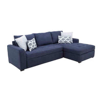 Sala Marina con Chaise Color Azul 05