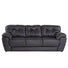 Sofá Carter Color en Moka Piel y  Leather Touch Frente 230 cm Alto 90 cm Fondo 90 cm