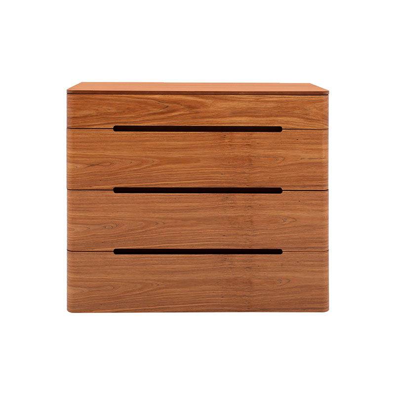 Juego de recámara Arezzo de 5 piezas con cajoneras de chapa de tzalam natural claro, deurope.com.mx