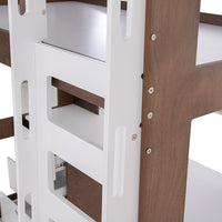 Cama Alta con Escritorio Elis