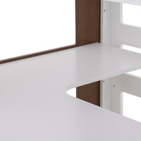 Cama Alta con Escritorio Elis