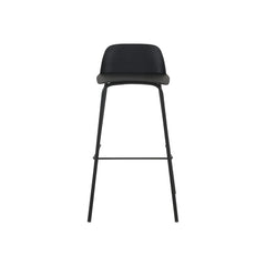 Banco de madera Loran de deurope.com.mx, asiento rectangular y estructura resistente en un ambiente moderno.