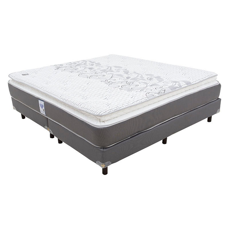 Colchón con Box Spring Air Lotus King Size, dimensiones:   200 cm Alto 32 cm Fondo 190 cm