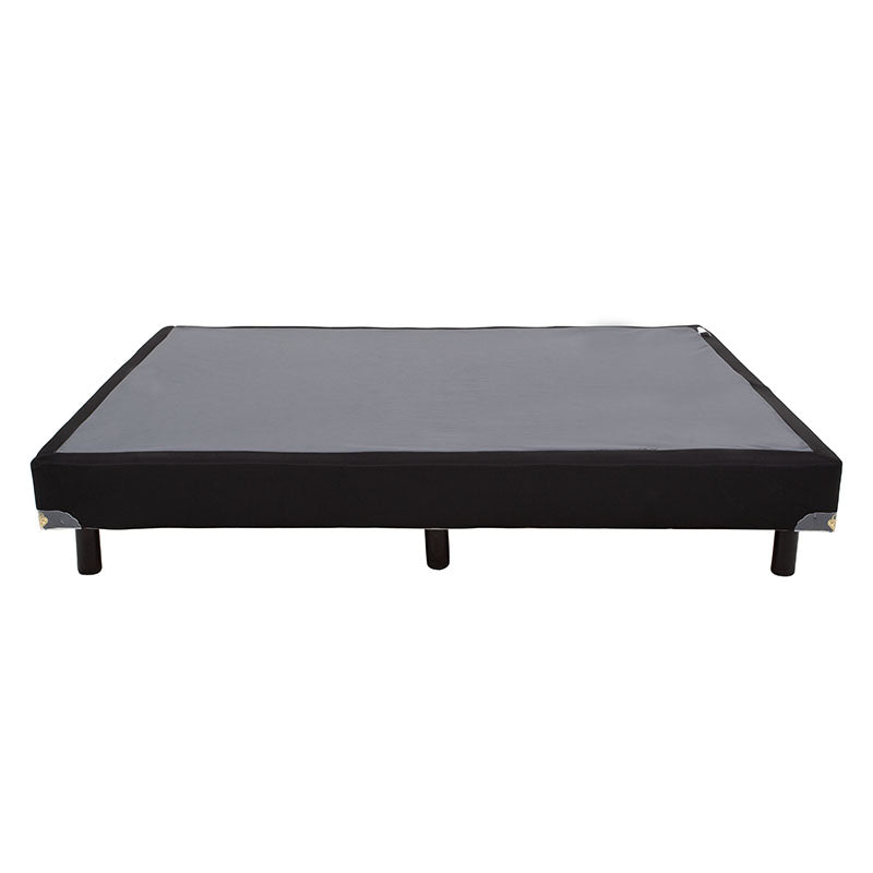Box Spring Air Fashion en Madera de Pino, Lámina de Carbocel y Tela QUEEN TAMAÑO 01