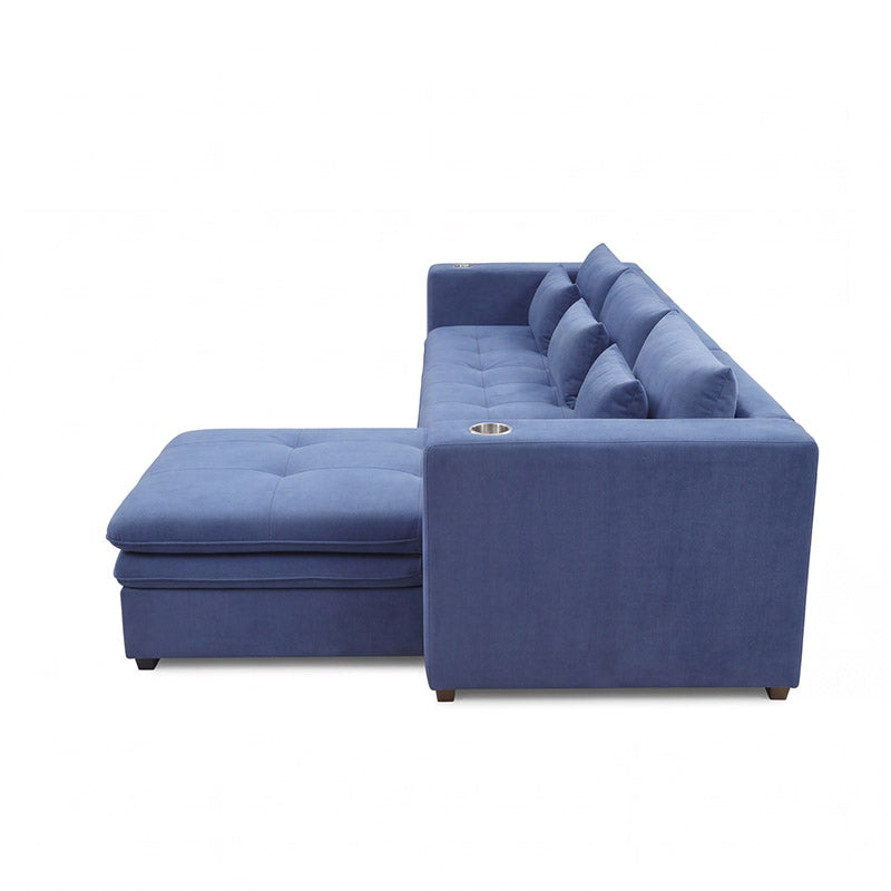 Sofá Chaise con Baúl Serena