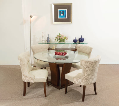 Comedor Tulip para 4 personas en Wengue