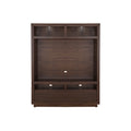 Mueble para TV Central Toledo de Deurope.com.mx, con estantes y espacio para dispositivos electrónicos, en acabado moderno y funcional.