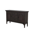 Buffet Argos de Deurope.com.mx de madera con puertas y cajones en acabado natural, ideal para comedor elegante.