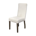 Juego de comedor Quetzal de 7 piezas con mesas y sillas de estilo moderno y elegante en acabado de madera natural.
