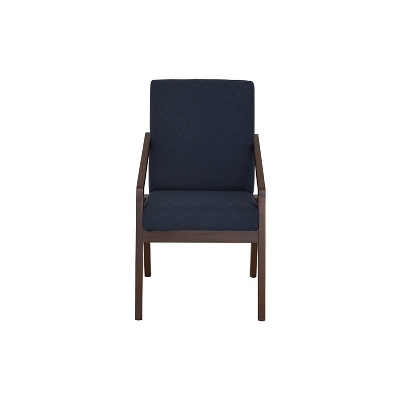 Silla de comedor Toledo deupeor.com.mx con respaldo y asiento de madera en color natural, diseño elegante y moderno.