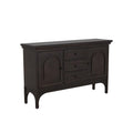 Aparador buffet Argos de Deurope con acabado en madera, puertas y cajones para almacenamiento en sala o comedor.