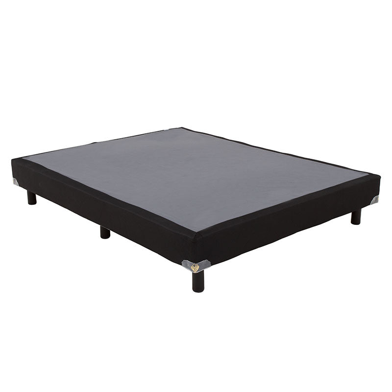Box Spring Air Fashion en Madera de Pino, Lámina de Carbocel y Tela QUEEN TAMAÑO 04