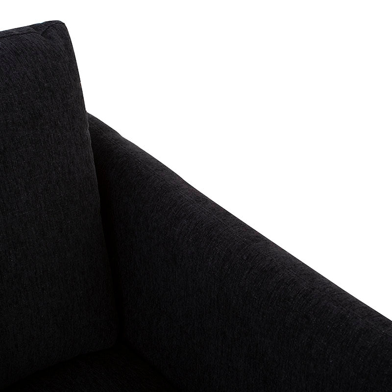 Sala con Chaise Jess - Negra 08