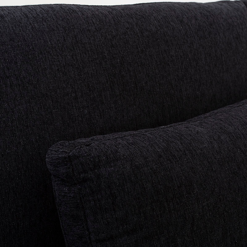 Sala con Chaise Jess - Negra 10