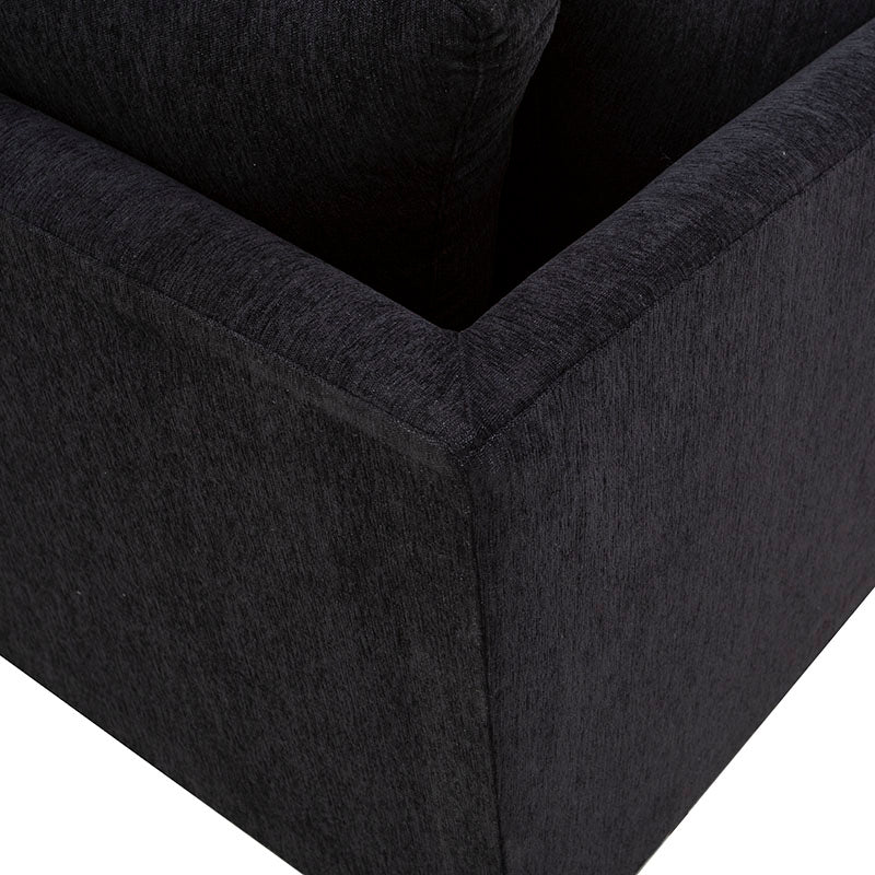 Sala con Chaise Jess - Negra 09