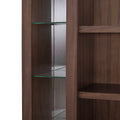 Torre izquierda Toledo de mueble para televisor en acabado deoupe.com.mx, con puertas y espacio para dispositivos electrónicos.