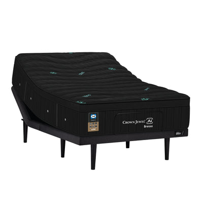 Colchón Bresso con base eléctrica Queen Size