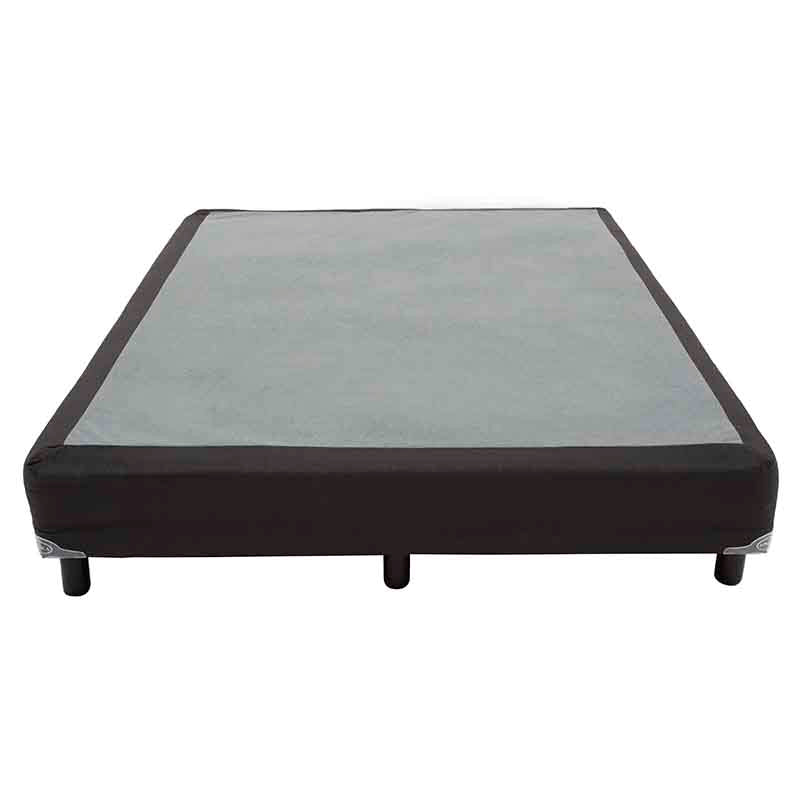 Box América Onixi Queen Size en Madera de pino / Malla de acero semiflex / Tela pliana. Dimensiones:: Frente 150 cm Fondo 190 cm