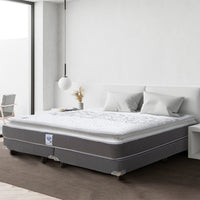Colchón con Box Spring Air Lotus en Espuma de alta densidad con Tela Tejido de Punto