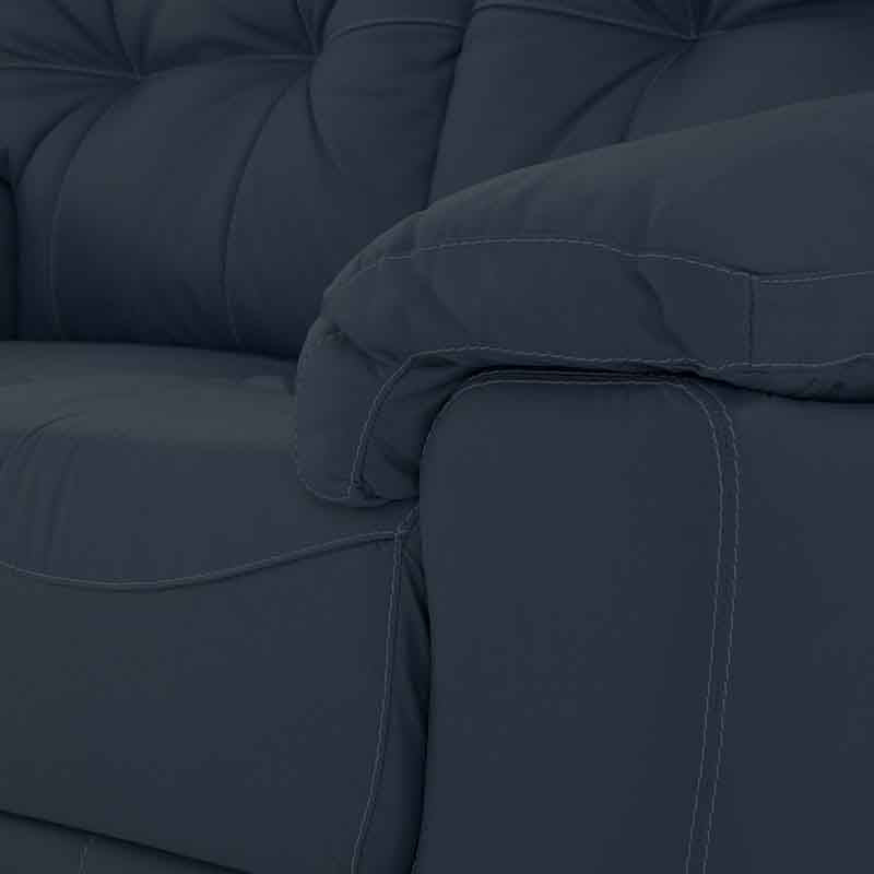 Love Seat Carter Color Azul Cobalto 9