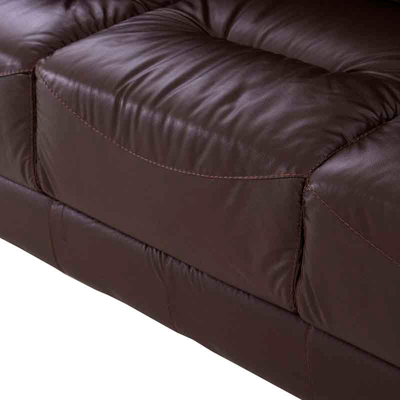 Sofá Carter Color en Moka Piel y Leather Touch 09