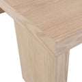 Mesa de centro Ripol de D'europe en madera enchapada en encino natural claro, con dimensiones de 120x45x120 cm.