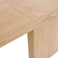 Mesa de centro Ripol D’europe en madera enchapada de encino natural claro, moderna y elegante, con dimensiones de 120x45x120 cm.