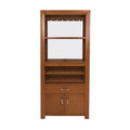 Contrabarra Siena de madera de Banak, encino y okume, con dimensiones de 90x200x40 cm, deurope.com.mx