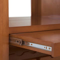Contrabarra Siena de madera de Banak y encino, con chapa de okume, frente de 90 cm y altura de 200 cm, deurope.com.mx