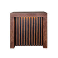 Barra de madera Bourbon de tamaño medio, ideal para bares y cocinas, fabricada por deurope.com.mx.