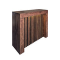 Barra de madera Bourbon de tamaño medio, ideal para bares y decoración, de la marca deurope.com.mx.