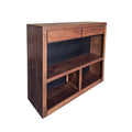 Barra de madera Bourbon de tamaño medio, ideal para bares y decoración, fabricada por deurope.com.mx