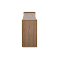 Baúl Allure de Deurope en MDF con acabado de melamina, frente de 120 cm y altura de 65 cm, para almacenamiento decorativo.