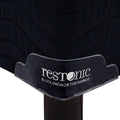 Caja individual Winn Restonic de madera de pino y tela, vista frontal, de 100 cm de ancho y 190 cm de fondo, marca deurope.com.mx