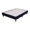 Caja individual Winn Restonic de madera de pino con tela, tamaño 100 cm frente y 190 cm fondo, deurope.com.mx