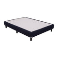 Caja individual Winn Restonic de madera de pino y tela, vista frontal, tamaño 100 cm de ancho y 190 cm de fondo.