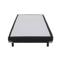 Caja de somier Air Forever de madera de pino con tapizado de tela, tamaño 100x190x20 cm, deurope.com.mx