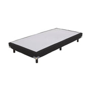 Box spring Air Forever de madera de pino, con lámina de carbocel y tela, mide 100x190x20 cm, de lujo y comodidad.