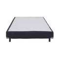 Cama box Spring Air Forever de madera de pino con lámina de carbocel y tela decorativa, 100 cm de ancho y 20 cm de alto